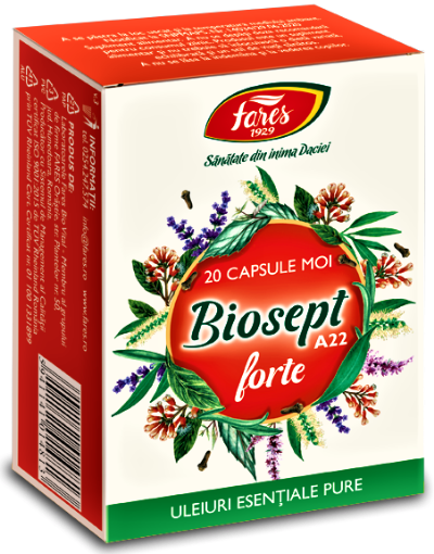 Biosept Forte 20 capsule, Fares