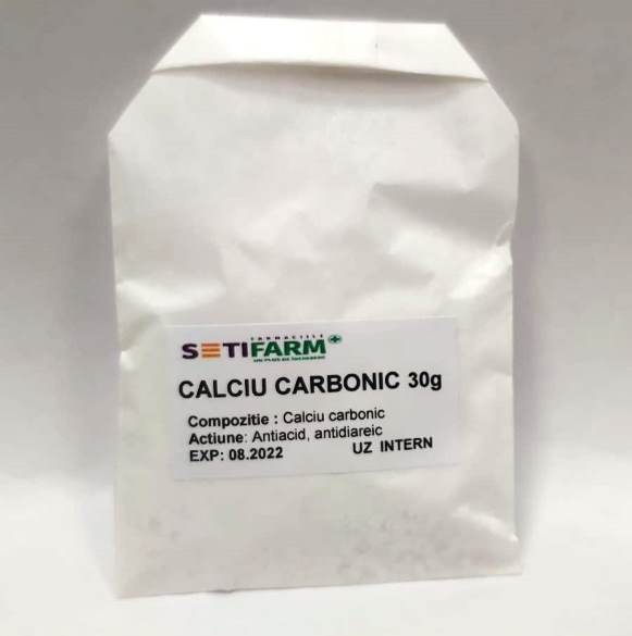   - CALCIU CARBONIC 30 g, farmacieieftina.ro