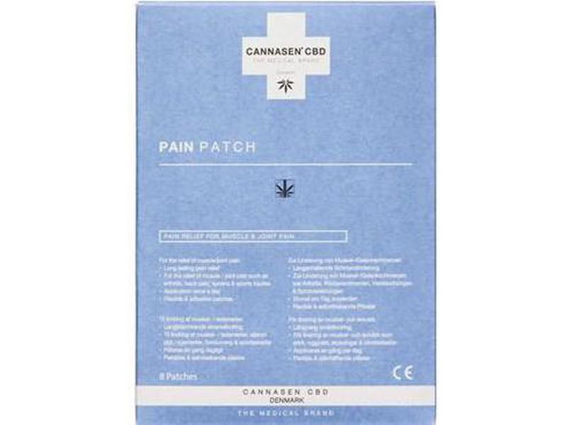 Cannasen CBD Pain Patch 8 Plasturi