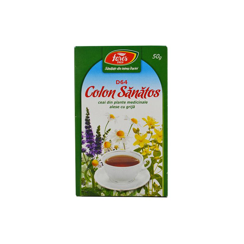 Ceaiuri - Ceai colon sanatos dz Fares, farmacieieftina.ro