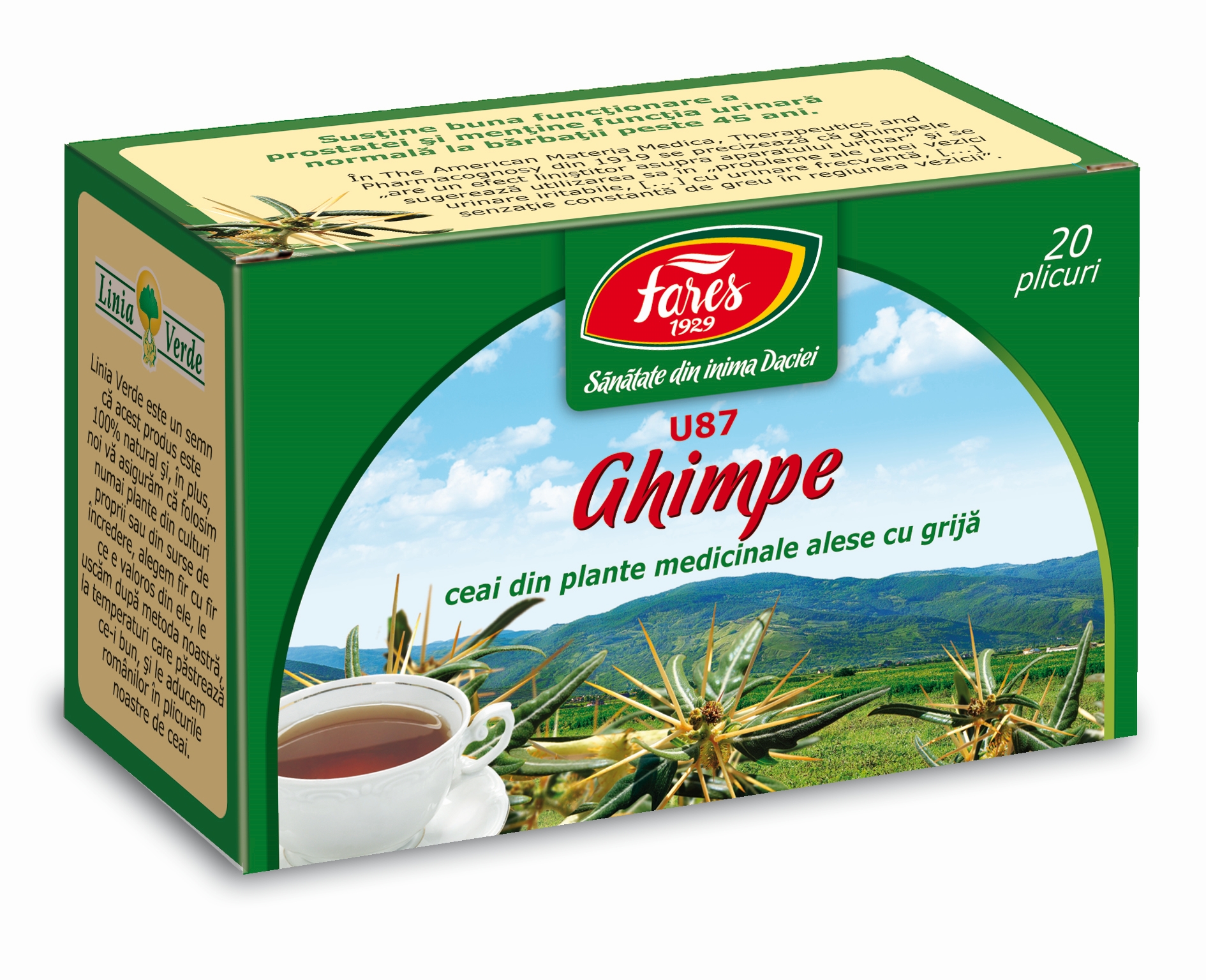 Ceaiuri - Ceai ghimpe dz Fares, farmacieieftina.ro