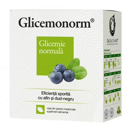 Ceaiuri - Ceai Glicemonorm 50 gr, farmacieieftina.ro