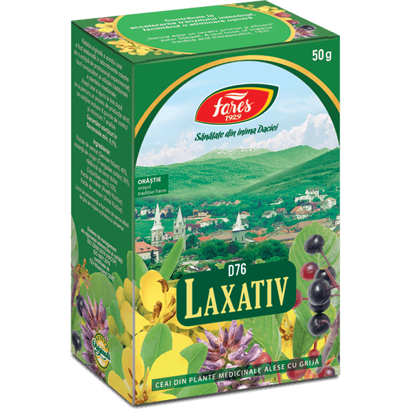 Ceaiuri - Ceai laxativ vrac Fares, farmacieieftina.ro
