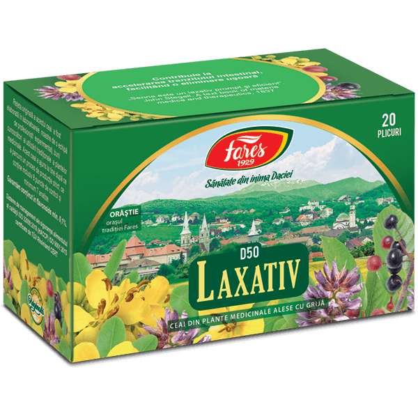 Ceaiuri - Ceai laxativ-doze Fares, farmacieieftina.ro