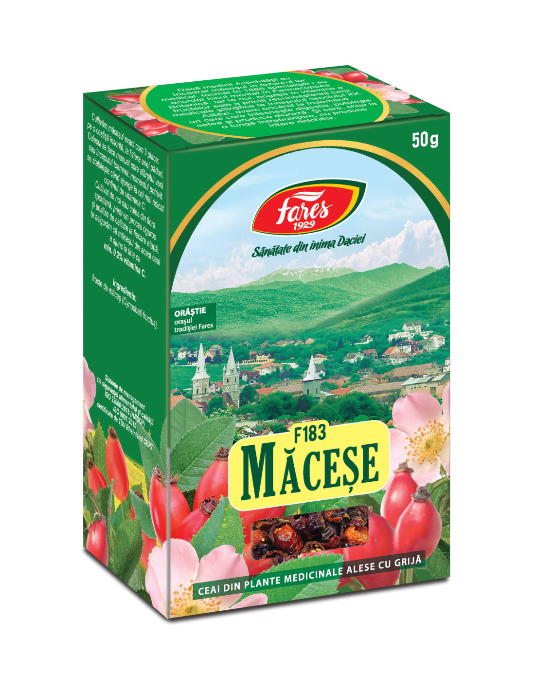 Ceaiuri - Ceai Macese, 50gr, Fares, farmacieieftina.ro
