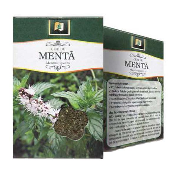 Ceaiuri - Ceai Menta 50 g, Stef Mar, farmacieieftina.ro