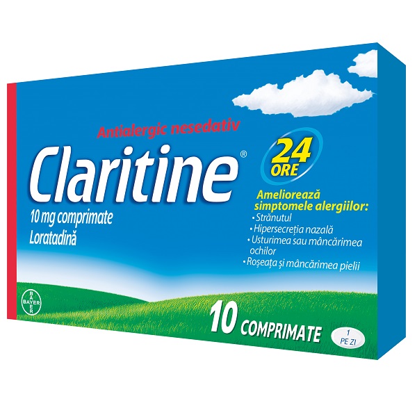 Alergii - Claritine 10mg, farmacieieftina.ro