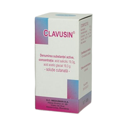 Keratoze - Clavusin Solutie Cutanata 10 ml, farmacieieftina.ro
