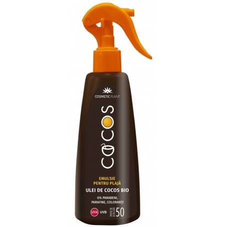 COSMETIC PLANT EMULSIE SPRAY UL COCOS SPF50 PLAJA X 200ML