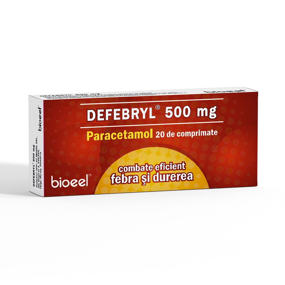 DEFEBRYL 500 MG X20 CPR BIOEEL, (PARACETAMOL)