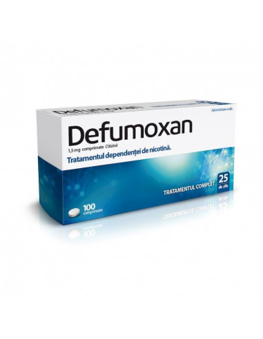 Antitabac - Defumoxan 1,5 mg, 100 Comprimate, Aflofarm, farmacieieftina.ro