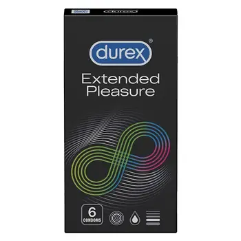 Anticonceptionale - Durex Extended Pleasure 6 buc, farmacieieftina.ro