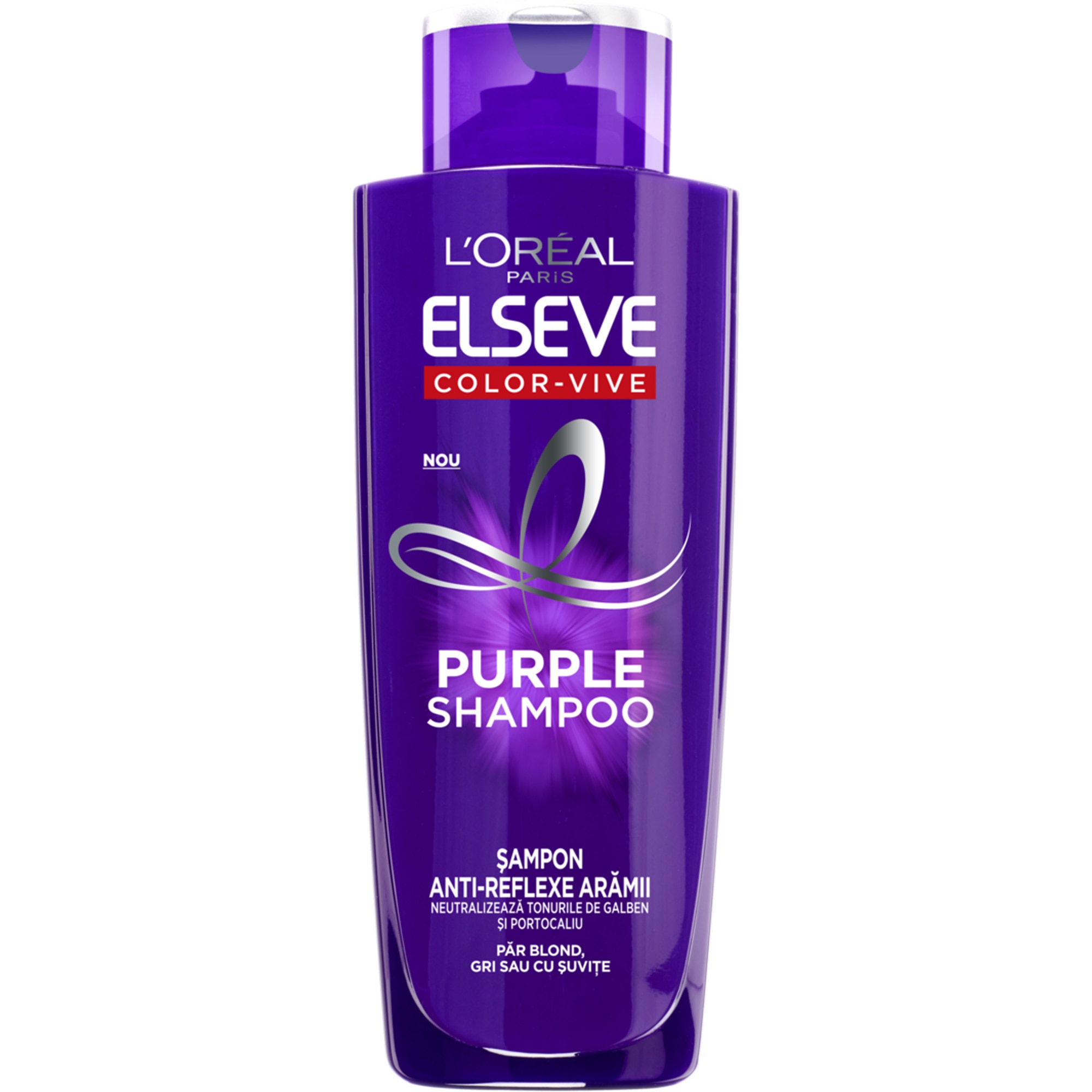 Sampon, balsam si fixativ - Elseve Sampon Color Vive Purple 200ml, farmacieieftina.ro