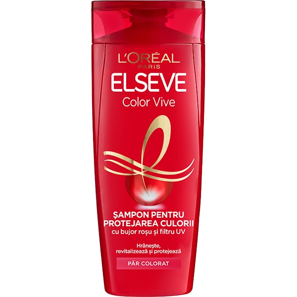 Sampon, balsam si fixativ - Elseve Sampon Color - Vive Reviver 400 ml, farmacieieftina.ro