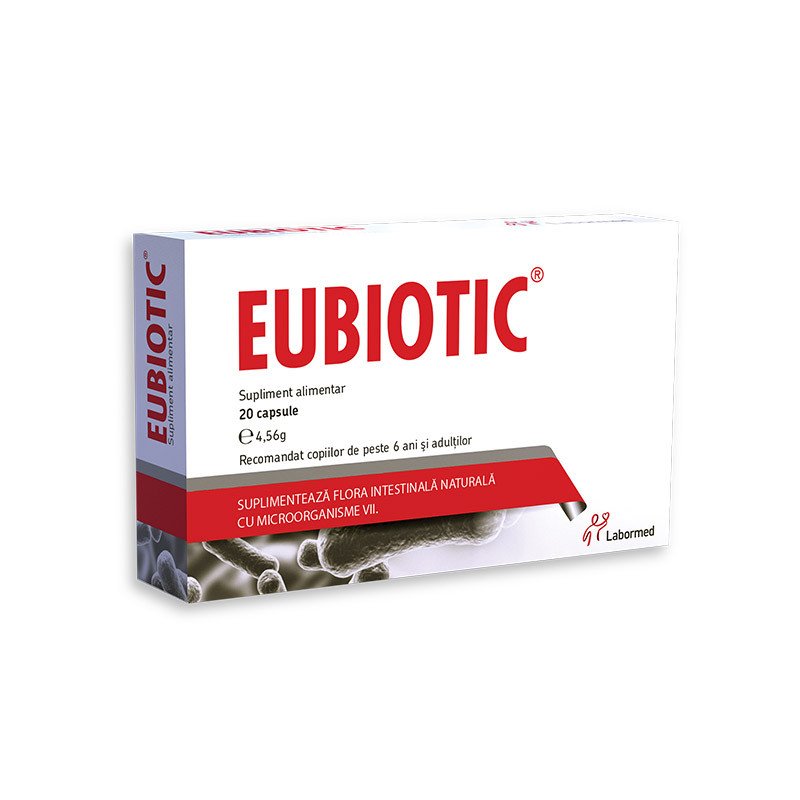 Probiotice si prebiotice - Eubiotic, 20 Capsule, farmacieieftina.ro