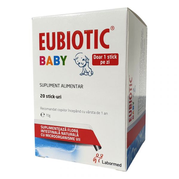 EUBIOTIC BABY X 20 STICKURI PULB SOL ORALA