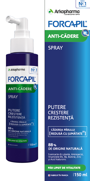Caderea parului - Forcapil Lotiune Spray 150 ml
, farmacieieftina.ro