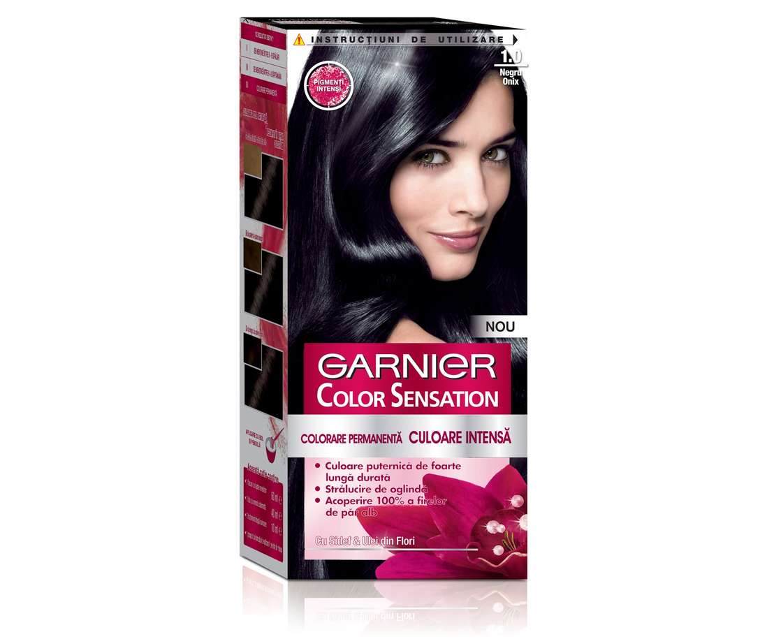  - Garnier Color Sensa 1 Negru Onix, farmacieieftina.ro