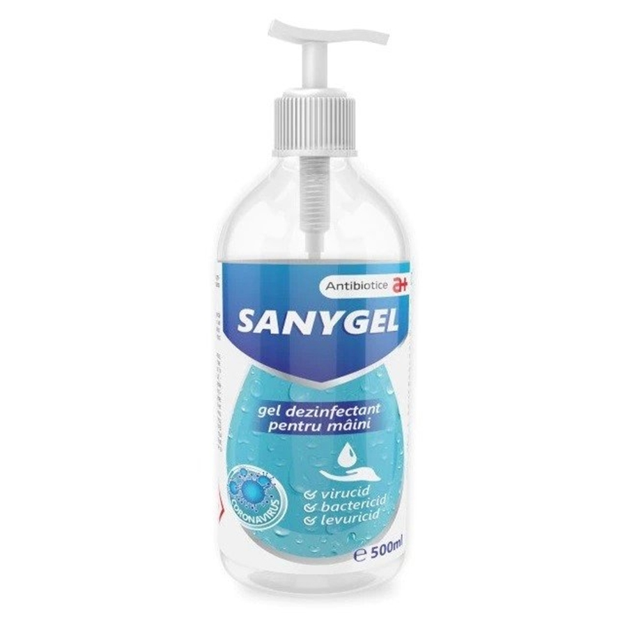 Dezinfectanti - Gel Dezinfectant Sanygel 500 ml, farmacieieftina.ro