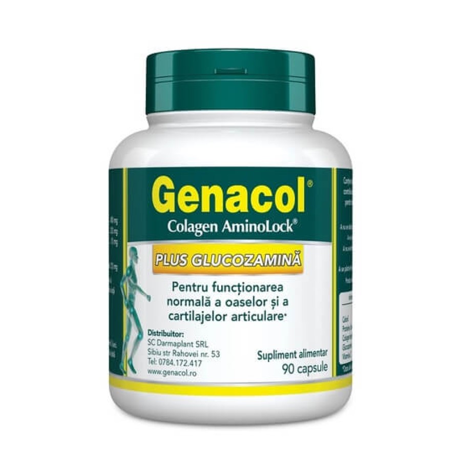 Articulatii, sistem osos si muscular - Genacol Plus Glucozamina 90 capsule, farmacieieftina.ro