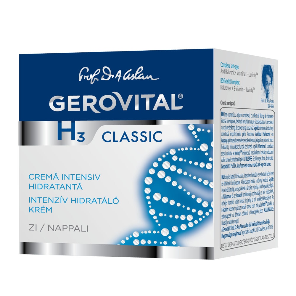 Creme anti-age - Gerovital GH3 Crema Intensiv Hidratanta Zi Gpf2840, farmacieieftina.ro