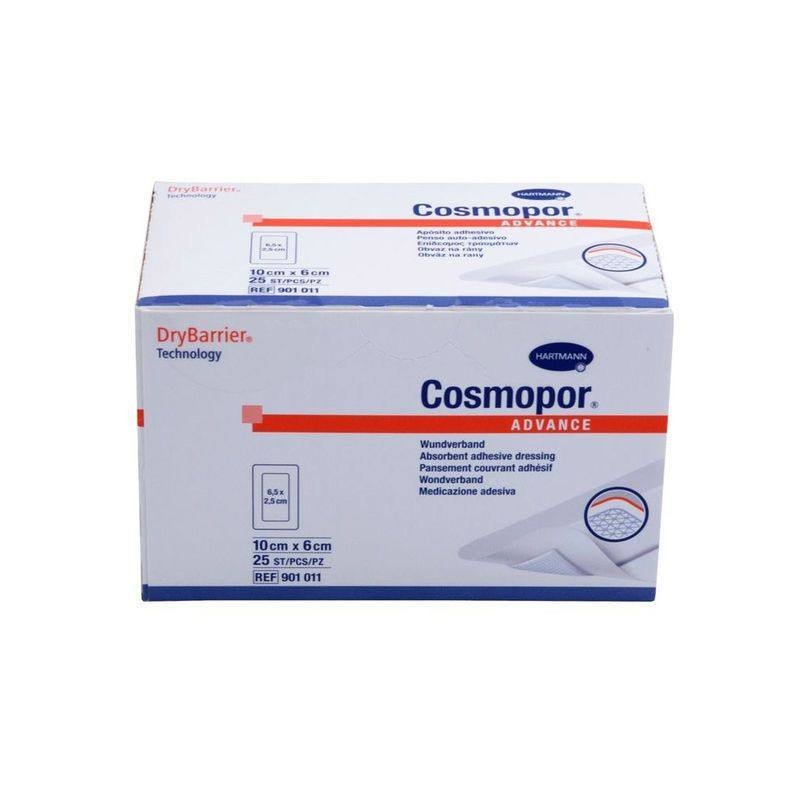 Plasture autoadeziv cosmopor advance 10cmx8cm *25buc hartmann