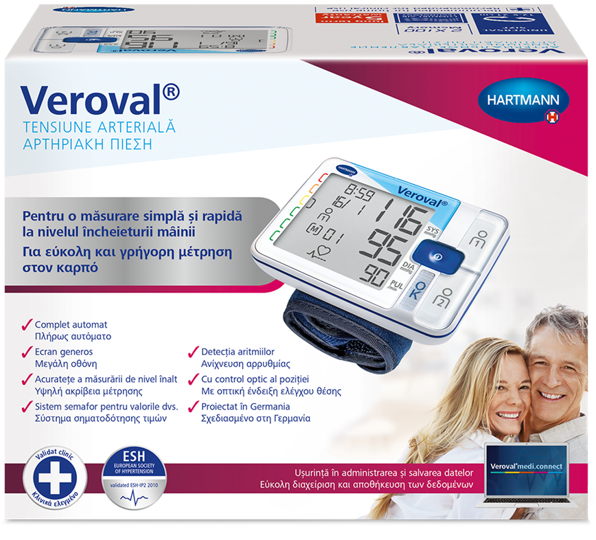 Tensiometru pentru incheietura veroval hartmann