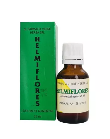 HELMIFLORES SOLUTIE PARAZITI INTESTINALI 25ML