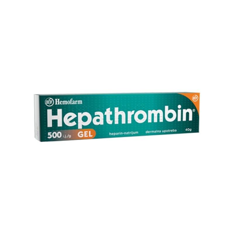 Circulatie periferica - HEPATHROMBIN 50000UI GEL 40G HEMOFARM, farmacieieftina.ro