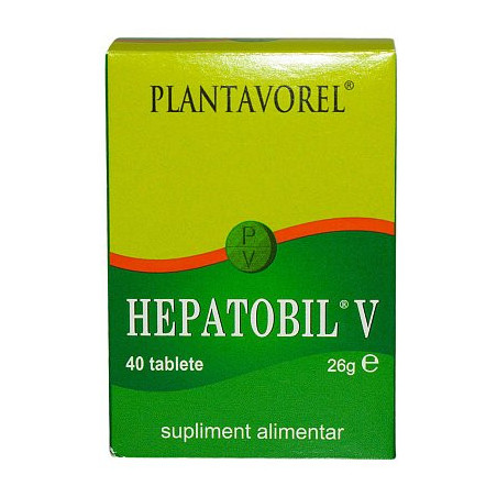 Hepatoprotectoare - Hepatobil X40Cpr  Plantavorel, farmacieieftina.ro