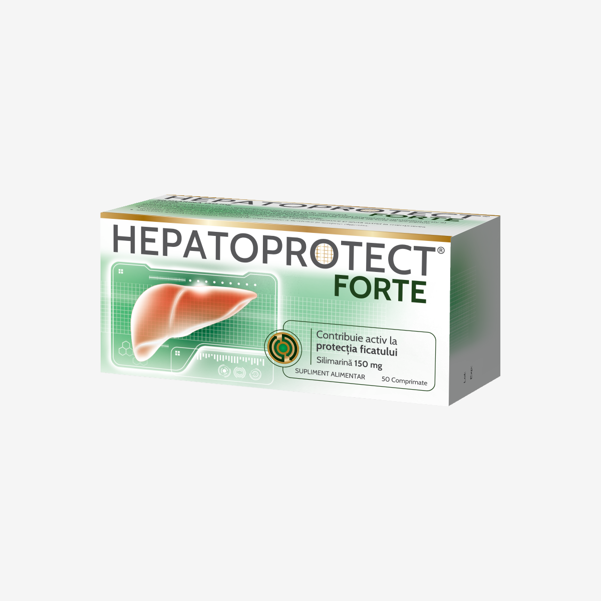 Hepatoprotectoare - Hepatoprotect Forte, 50 Comprimate, Biofarm, farmacieieftina.ro