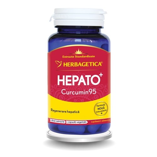 Hepato+  Curcumin 95, 60 capsule, Herbagetica