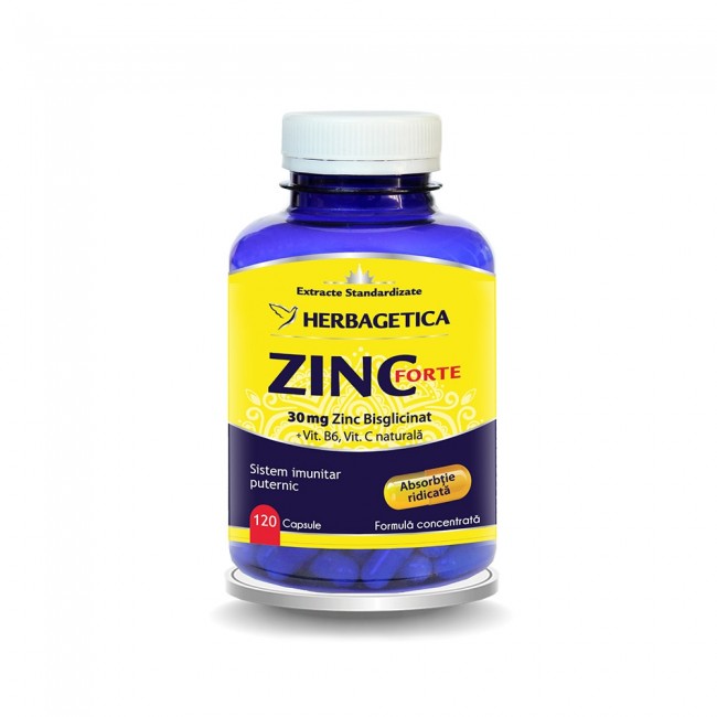 Herbagetica zinc forte fl* 120 cps