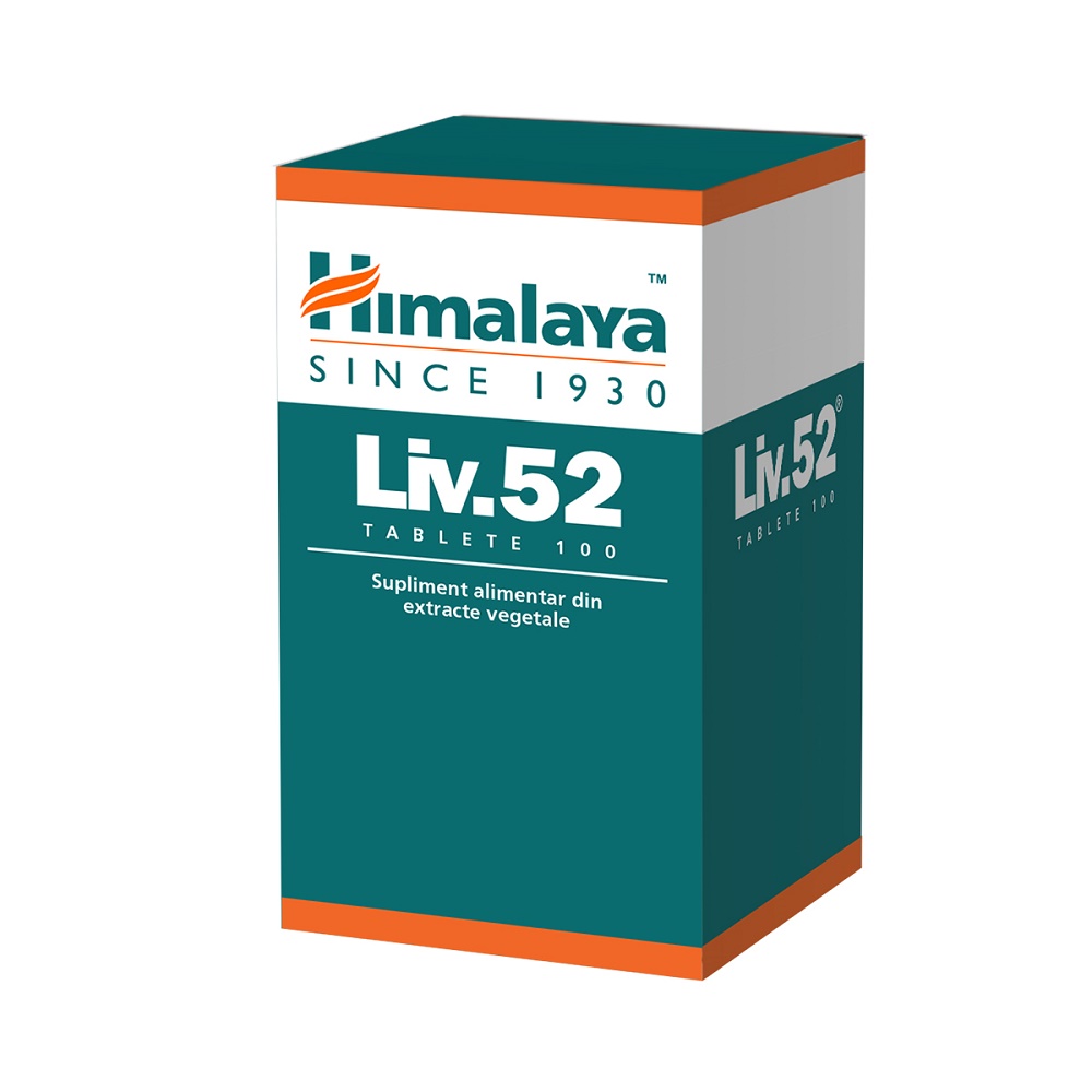 Hepatoprotectoare - Liv 52, 100 Tablete, Himalaya, farmacieieftina.ro
