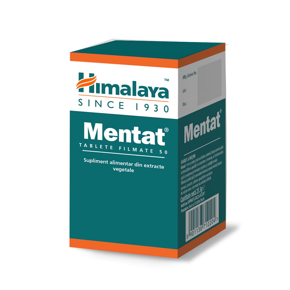 Memorie si circulatie cerebrala - Himalaya mentat ,50 comprimate, farmacieieftina.ro