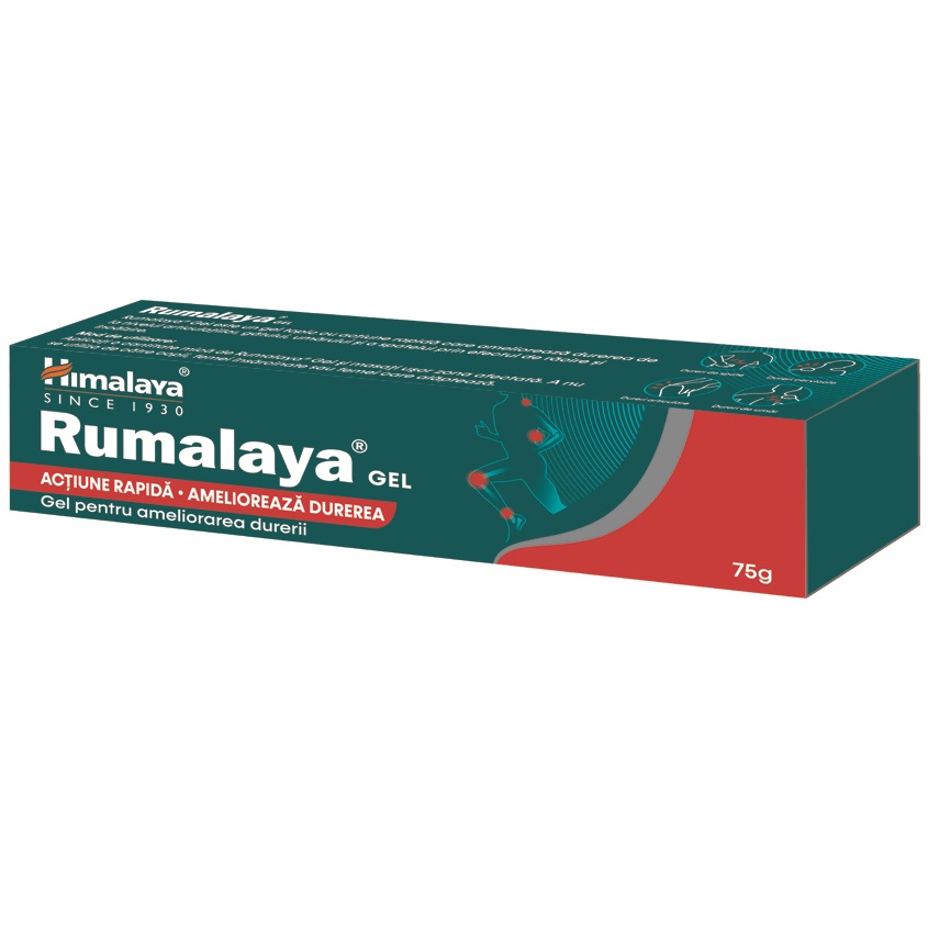 Afectiuni ale articulatiilor si sistemului osos - Himalaya Rumalaya Gel 75 g, farmacieieftina.ro