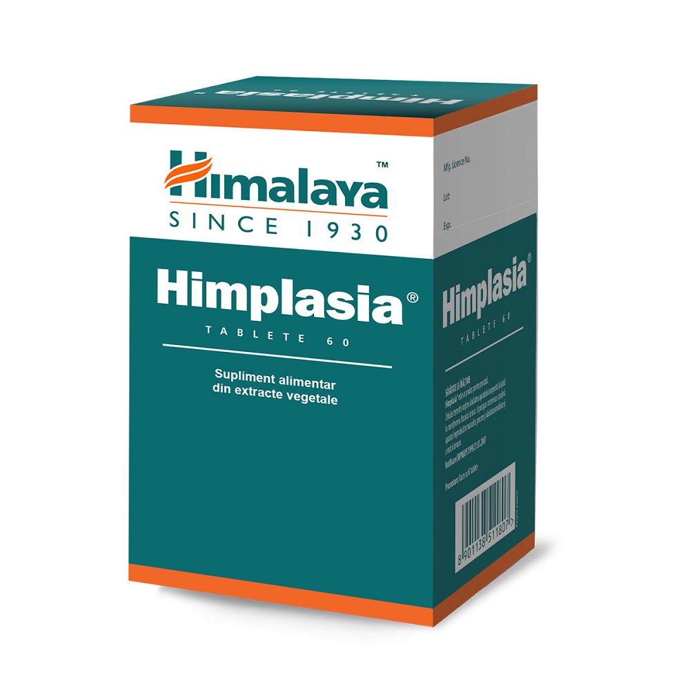 Afectiuni ale prostatei - Himplasia, 60 tablete, Himalaya, farmacieieftina.ro