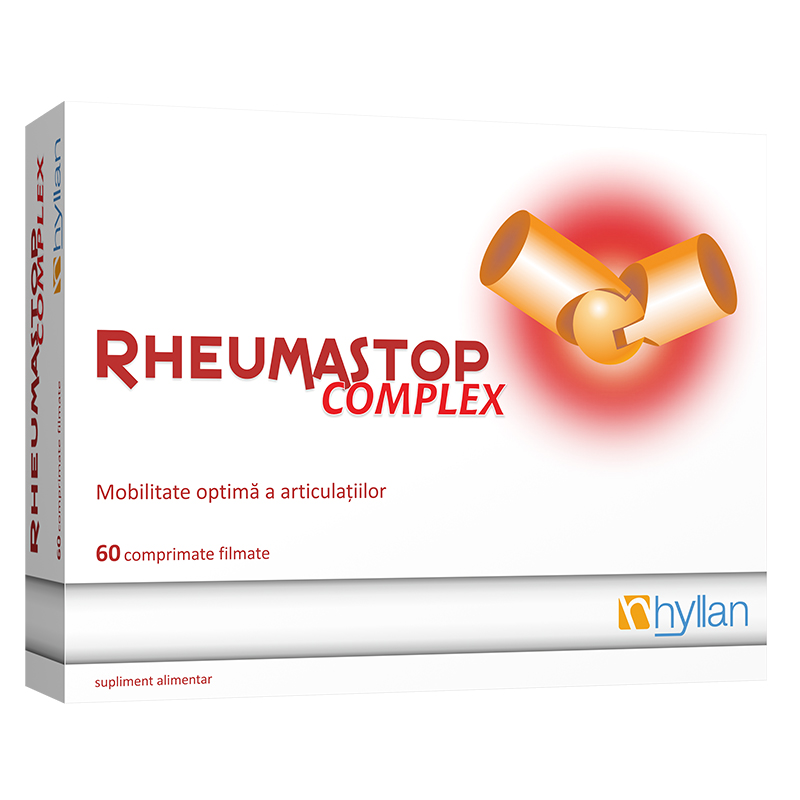 Articulatii, sistem osos si muscular - Hyllan Rheumastop Complex  60 Comprimate, farmacieieftina.ro