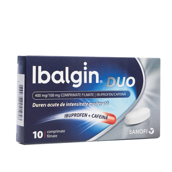 Ibalgin duo 400mg / 100mg, 10 comprimate 