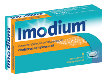 Digestie usoara - Imodium 2 mg, 6 cps, farmacieieftina.ro