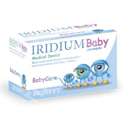 Servetele Oculare Iridium Baby, 28 Bucati