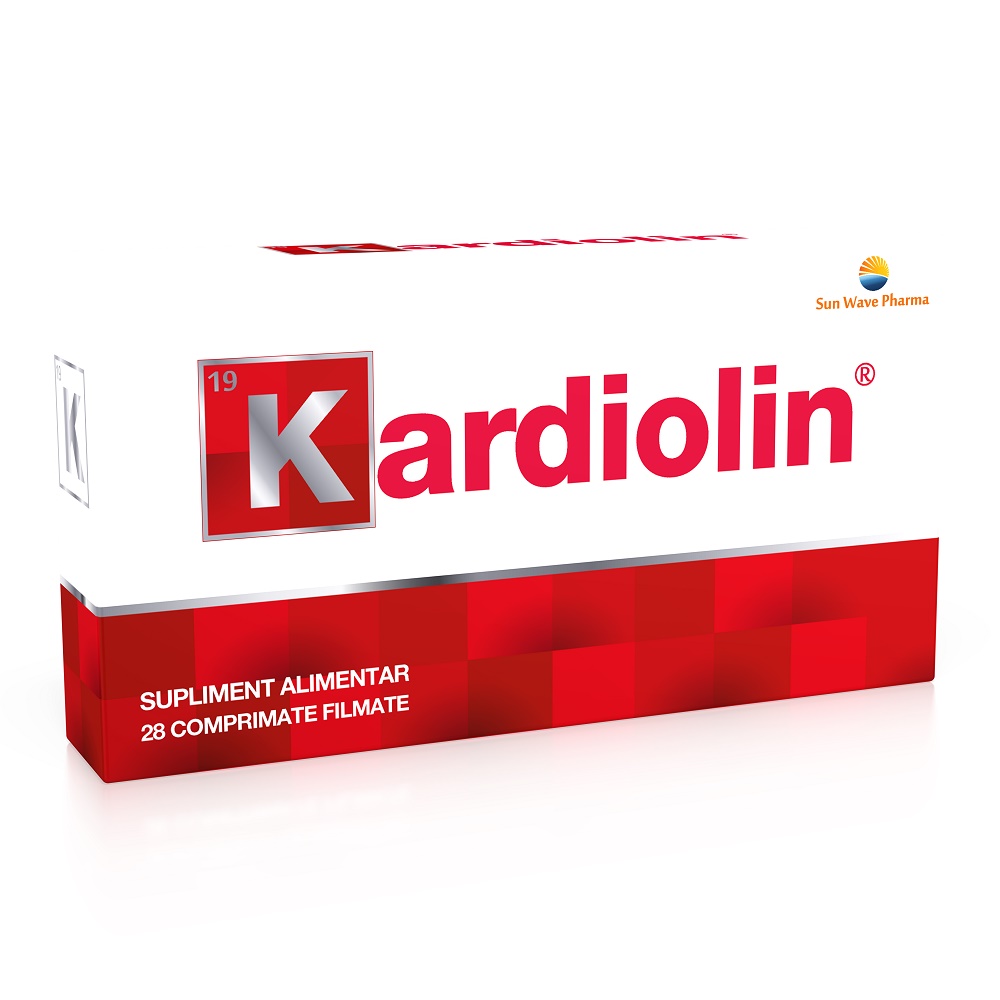 Afectiuni cardiace si cardiovasculare - KARDIOLIN 28CPR SUN WAVE PHARMA, farmacieieftina.ro