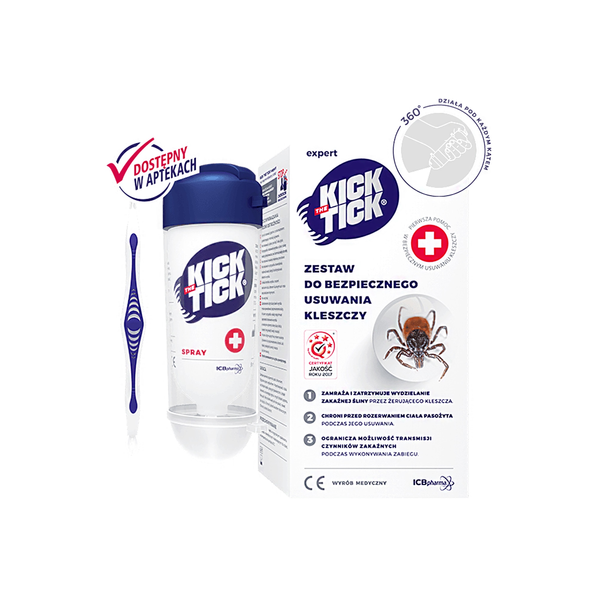 Kick The Tick - Set pentru Indepartarea Capuselor