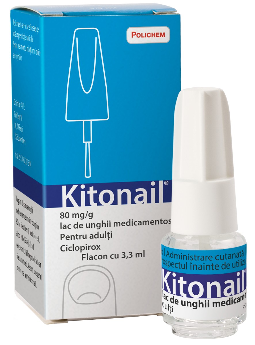 Micoze - Kitonail, 80 mg/g, 3,3 ml, Angelini, farmacieieftina.ro