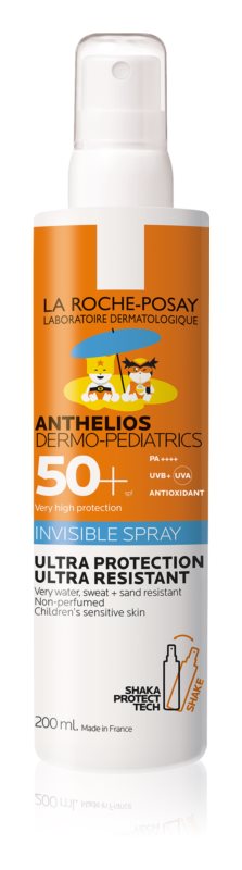 Protectie solara - La Roche Posay Anthelios Dermo Pediatrics Spray Invizibil Spf 50+, farmacieieftina.ro