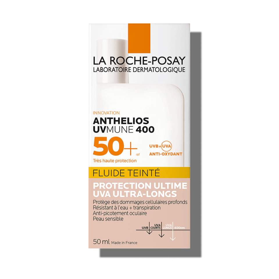Produse pentru plaja - La Roche Posay  Anthelios Uv Mune Fluid Colorat  Spf50+  459600, farmacieieftina.ro