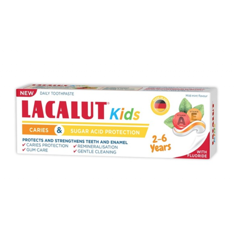 Ingrijire orala - Lacalut pasta  kids (2-6ani) 55 ml, farmacieieftina.ro