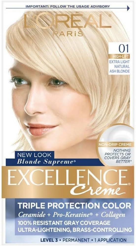 Vopsea de par - L'Oreal Excellence 01 Blond Supreme Natur, farmacieieftina.ro