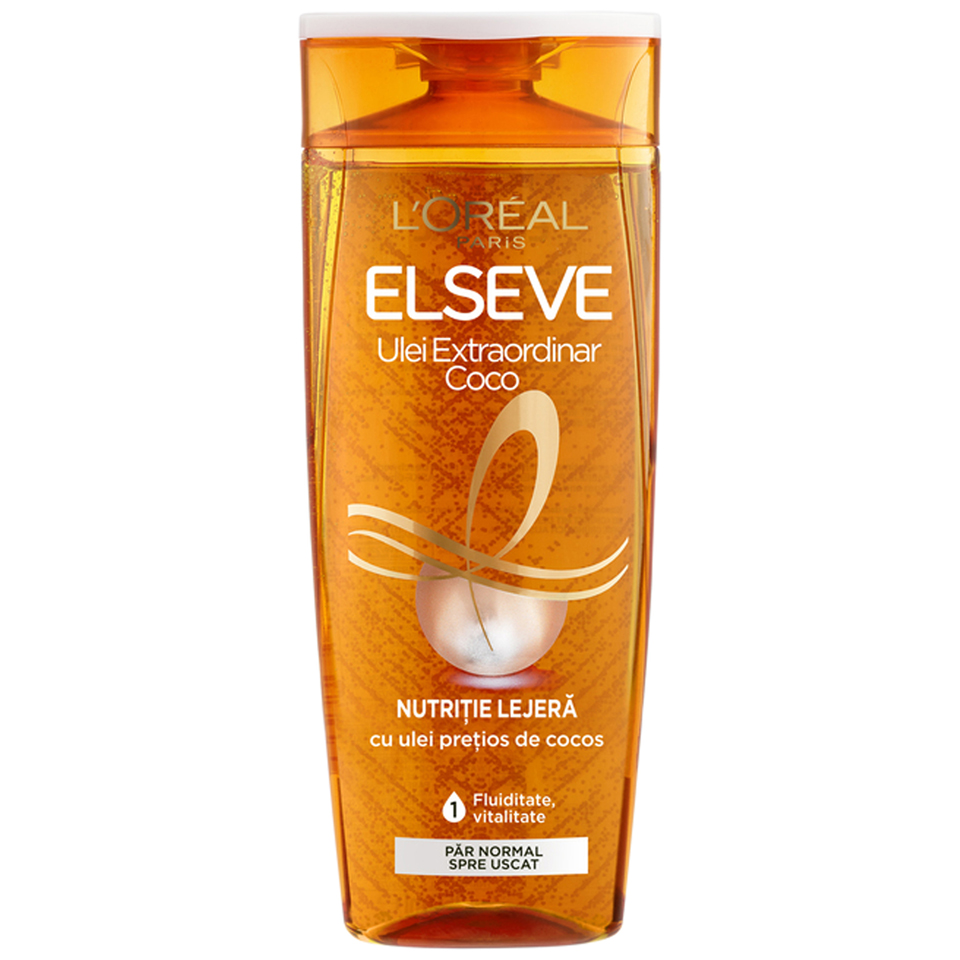 Sampon, balsam si fixativ - L’Oréal Paris Elseve Extraordinary Oil Coconut, farmacieieftina.ro