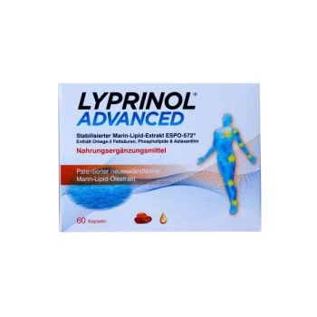 Afectiuni neurovegetative - Lyprinol Advanced complex lipidic marin, 60 capsule, farmacieieftina.ro